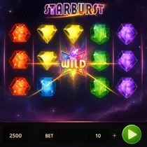 OnlyWin - Starburst Slot Game - Free Spins and Wilds